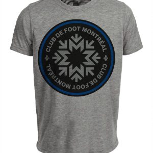 Montreal CF Soccer Artwork Heather Gray Sublimated T-Shirt