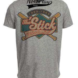 San Francisco Giants Vintage Candlestick Park Baseball 1999 Artwork Heather Gray Sublimated T-Shirt
