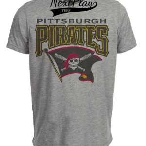 Pittsburgh Pirates Vintage Baseball 1998 Artwork Heather Gray Sublimated T-Shirt