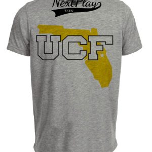 Central Florida Knights UCF Retro 1985 Artwork Heather Gray Sublimated T-Shirt