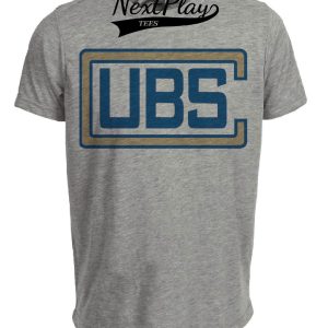 Chicago Cubs Retro Baseball 1918 Artwork Heather Gray Sublimated T-Shirt