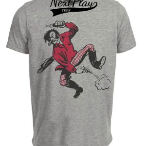 San Francisco 49ers Retro Football 1964 Artwork Heather Gray Sublimated T-Shirt