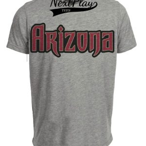 Arizona Diamondbacks Retro 2006 Artwork Heather Gray Sublimated T-Shirt