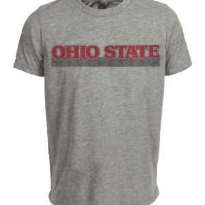 Ohio State Buckeyes Retro 1972 Artwork Heather Gray Sublimated T-Shirt