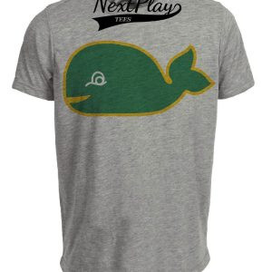 New England Whalers Retro Hockey 1972 Artwork Heather Gray Sublimated T-Shirt