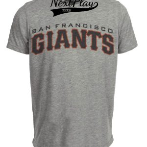 San Francisco Giants Vintage Baseball 1994 Artwork Heather Gray Sublimated T-Shirt