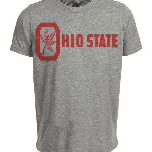 Ohio State Buckeyes Retro 1951 Artwork Heather Gray Sublimated T-Shirt