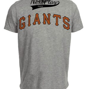 San Francisco Giants Vintage Baseball 1973 Artwork Heather Gray Sublimated T-Shirt