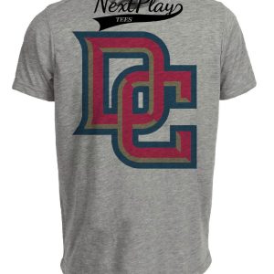 Washington Nationals Retro Baseball 1996 Artwork Heather Gray Sublimated T-Shirt