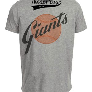 San Francisco Giants Retro Baseball 1968 Artwork Heather Gray Sublimated T-Shirt