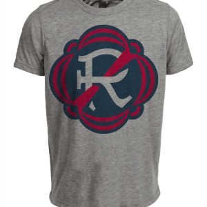 New England Revolution Soccer Artwork  Heather Gray Sublimated T-Shirt