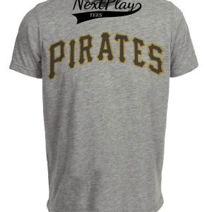 Pittsburgh Pirates Retro Baseball 1957 Artwork Heather Gray Sublimated T-Shirt
