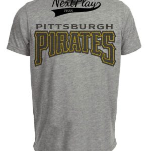 Pittsburgh Pirates Retro Baseball 1999 Artwork Heather Gray Sublimated T-Shirt