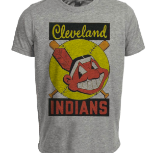 Cleveland Indians Retro Baseball 1960 Artwork Heather Gray Sublimated T-Shirt