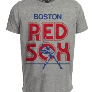 Boston Red Sox Baseball 1964 Artwork Heather Gray Sublimated T-Shirt