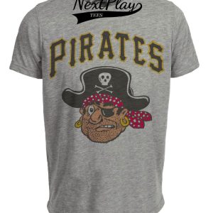Pittsburgh Pirates Retro Baseball 1959 Artwork Heather Gray Sublimated T-Shirt