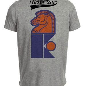 New Jersey Knights Retro Hockey 1975 Artwork Heather Gray Sublimated T-Shirt