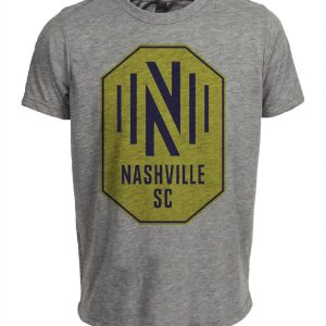Nashville SC Soccer Artwork Heather Gray Sublimated T-Shirt
