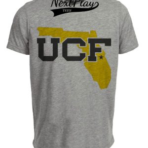 Central Florida Knights UCF Vintage 1985 Artwork Heather Gray Sublimated T-Shirt