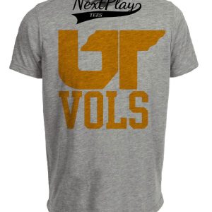 Tennessee Volunteers Vols Retro 1986 Artwork Heather Gray Sublimated T-Shirt