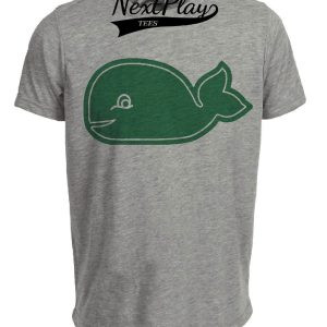 New England Whalers Retro Hockey 1974 Artwork Heather Gray Sublimated T-Shirt