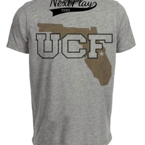 Central Florida Knights UCF Vintage 1993 Artwork Heather Gray Sublimated T-Shirt