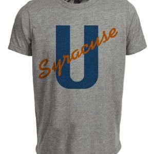 Syracuse Orange Cuse Retro 1989 Artwork Heather Gray Sublimated T-Shirt