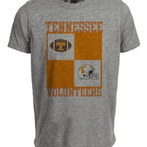 Tennessee Volunteers Vols Retro 1980 Artwork Heather Gray Sublimated T-Shirt