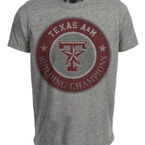 Texas A&M Aggies Retro 1978 Artwork Heather Gray Sublimated T-Shirt