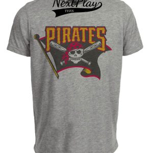 Pittsburgh Pirates Retro Baseball 1998 Artwork Heather Gray Sublimated T-Shirt