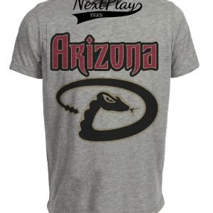 Arizona Diamondbacks Retro 2007 Artwork Heather Gray Sublimated T-Shirt
