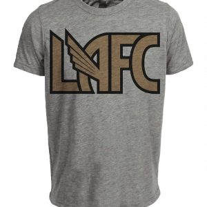 Los Angeles Retro FC Soccer Artwork Heather Gray Sublimated T-Shirt