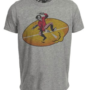 San Francisco 49ers Retro Football 1960 Artwork Heather Gray Sublimated T-Shirt