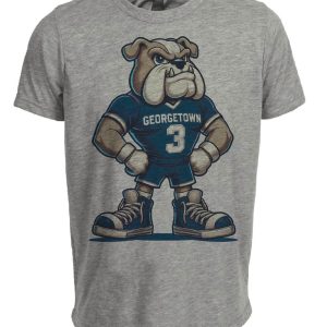 Georgetown Hoyas Retro #3  Basketball 1996 Artwork Heather Gray Sublimated T-Shirt