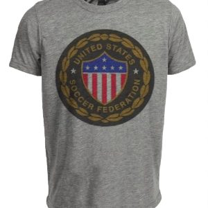USA United States of America Retro Soccer 1985 Artwork Heather Gray Sublimated T-Shirt