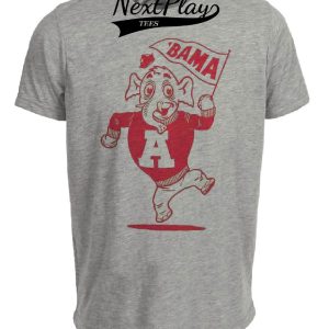 Alabama Crimson Tide Retro 1949 Artwork Heather Gray Sublimated T-Shirt