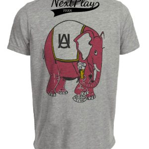 Alabama Crimson Tide Vintage 1952 Artwork Heather Gray Sublimated T-Shirt