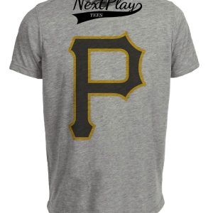 Pittsburgh Pirates Retro Baseball 1976 Artwork Heather Gray Sublimated T-Shirt