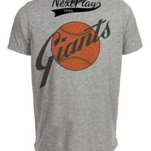 San Francisco Giants Retro Baseball 1973 Artwork Heather Gray Sublimated T-Shirt