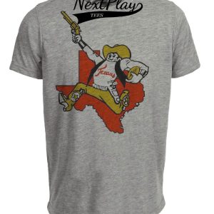 Kansas City Chiefs Dallas Texans Retro Football 1960 Artwork Heather Gray Sublimated T-Shirt