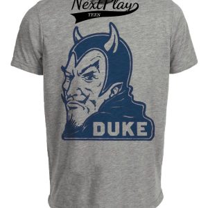 Duke Blue Devils Retro 1936 Artwork Heather Gray Sublimated T-Shirt