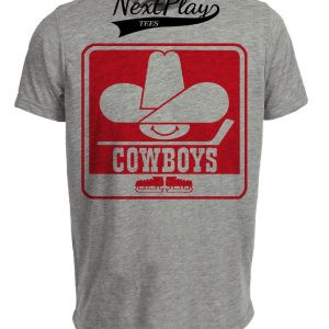Calgary Cowboys Retro Hockey 1976 Artwork Heather Gray Sublimated T-Shirt