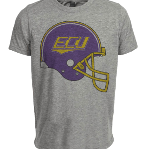East Carolina Pirates Retro 1989 Artwork Heather Gray Sublimated T-Shirt