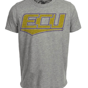 East Carolina Pirates NCAA University Retro 1989 Artwork Heather Gray Sublimated T-Shirt