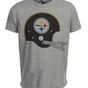Pittsburgh Steelers Retro Football 1963 Artwork Heather Gray Sublimated T-Shirt