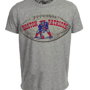 Boston Patriots Retro Football 1961 Artwork Heather Gray Sublimated T-Shirt