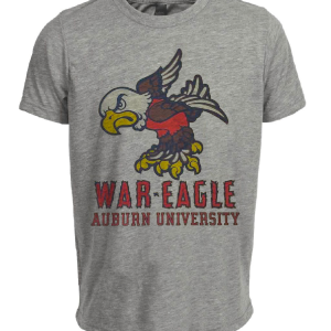 Auburn Tigers Retro 1955 Artwork Heather Gray Sublimated T-Shirt