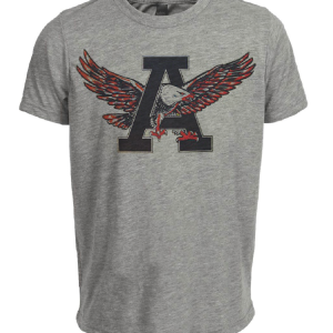 Auburn Tigers Retro 1950 Artwork Heather Gray Sublimated T-Shirt