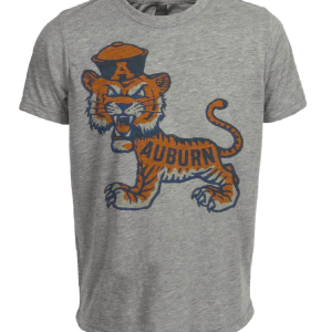 Auburn Tigers Retro 1961 Artwork Heather Gray Sublimated T-Shirt