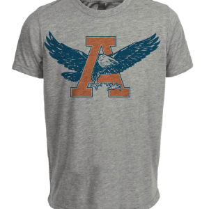 Auburn Tigers Retro 1950 Artwork Heather Gray Sublimated T-Shirt
